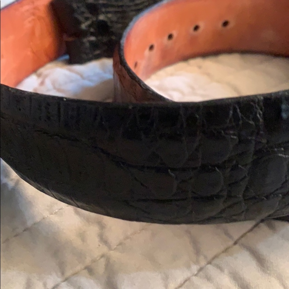 Genuine crocodile belt size 44